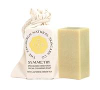 Symmetry Facial Cleansing Bar | Natural Face Cleanser with Matcha Green Tea & Botanical Oils | Gentle Exfoliation & Radiance Boost | Vegan & Cruelty-Free | 100g