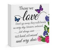 Sympathy Bereavement Gift Memorial Keepsake Wood Box Sign Desk Decor Grief Gift Memorial Gift for Loss of Mum Dad Grandma Grandad Friend Husband Wife Condolence Remembrance Gift