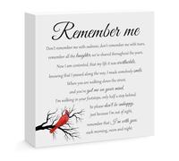 Sympathy Bereavement Gift Wooden Block Sign Memorial Keepsake In Loving Memory of Loved Desk Decor Sign Table Decor Funeral Grief Gift Condolence Remembrance Gift
