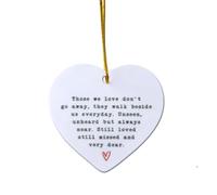 Sympathy Bereavement Hanging Ornament Gifts for Women Men Those We Love Don't Go Away Plaque Remembrance Memorial Gifts for Loss of Loved One Sorry for Your Loss Gifts for Men Women