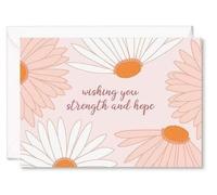 Sympathy Card, 7x5 Inches, Floral Design, Heartfelt Message