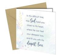 Sympathy Card for Bereavement Condolence Mourning Sorry For Your Loss Death Loved One #1484