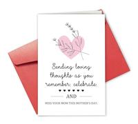 Sympathy Card for Loss of Mom, First Mother's Day Without Mom Card Gift, Bereaved Mother's Day Cards for Lost Mother, Grieving Mothers Day Card, In Memory of Mothers Greeting Card