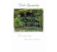 Sympathy Card - Giverny Bridge