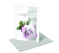 Sympathy Card"in Liebe" / in Deep Mourning/Rose