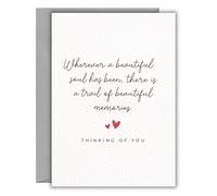 Sympathy Card Loss Of Husband Bereavement Card For Widow Thinking Of You Condolence Card Remembrance Support Card For Loss Of Loved One - SYM05