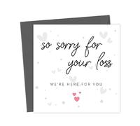 Sympathy Card | So sorry for your loss We're here you Bereavement