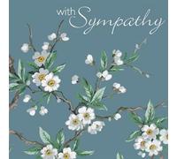 Sympathy Card - White Blossom Flowers - Eco-Friendly and Recyclable - by The Almanac Gallery