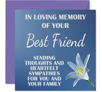 Sympathy Cards, In Loving Memory Of Your Best Friend Card