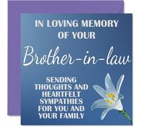 Sympathy Cards, In Loving Memory Of Your Brother in Law Card