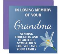 Sympathy Cards, In Loving Memory Of Your Grandma Card