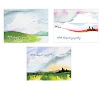 Sympathy Cards - With Deepest Sympathy - Boxed Set of Bulk Assorted Blank Condolence Cards and Envelopes