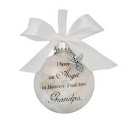 Sympathy Christmas Tree Decorations - Memorial Hanging Pendant | Memory Ornament Gift for Dad, Women Men, Family Tribute, Memorial Keepsake, Holiday Sentiment, Sadness Support, by