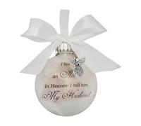 Sympathy Christmas Tree Decorations - Remembrance Hanging Pendant | Memory Ornament Gift for Dad, Women Men, Family, Memorial Keepsake, Holiday Sentiment, Grief Support, Thoughtful Present