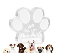 Sympathy Crystal Gift - Light Reflecting Display Keepsake for Remembrance | Optical Grade Glass with Beveled Edging & Etched Memorial Artwork for Family, Friends, Puppy and Kitten Condolence