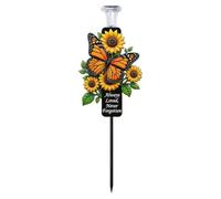 Sympathy Garden Light Solar Memorial Walkway Yard, C