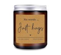 Sympathy Gift, 7oz No Words Just Hugs Candle Sympathy Bereavement Gifts, Lavender Scented Memorial Candle Sorry for Your Loss Condolence Cheer Up Thinking of You Get Well Soon Gift for Women Men