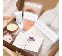 Sympathy Gift Baskets for Loss of Loved One - Bereavement Gift Baskets - Sympathy Baskets Condolence Baskets for Gifts with Bath Salts, Hot Water Bottle, Hand Cream, Scented Candle and Greeting Card