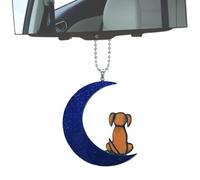 Sympathy Gift for Loss of a Pet, Keepsake Gifts for Dogs - Rainbow Dog Memorial - Stained Glass Dog Memory Ornament for Christmas Tree, Window Garden, Luckxing