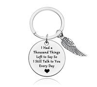 Sympathy Gift for Loss of Brother Sister Funeral Remembrance Gift Inspirational Keyring for Women Memorial Keyring Gift for Loss of Dad Mum In Memory of Daughter Son Gift Bereavement Condolence Gift