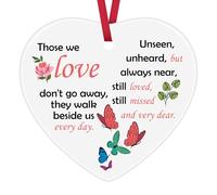 Sympathy Gift for Women Christmas Hanging Ornament Remembrance Gifts Bereavement Gifts for Loss of Mum Dad Memorial Keepsake Condolence Gift for Women Ceramic Ornament Keepsake