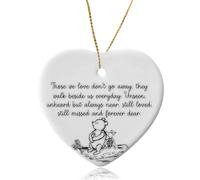 Sympathy Gift, Memorial Heart Ceramic Keepsake, Thinking of You Gifts, Grieving Gifts for Friend, Ceramic Heart Sympathy Sadness Grief Gift for Loss of Loved One | Bereavement & Remembrance Keepsake