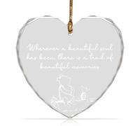 Sympathy Gift, Memorial Heart Ceramic Keepsake,Thinking of You Gifts, Grieving Gifts for Friend, Ceramic Heart Sympathy Sadness Grief Gift for Loss of Loved One Bereavement & Remembrance Keepsake (D)