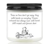 Sympathy Gift, Natural Soy Wax Memorial Candle with Lavender Scent, Bear Pattern Bereavement Gifts, 3.5oz Remembrance Candle for Loss of Dad Mum Pet, Thinking of You Memorial Gifts for Loved Ones