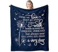 Sympathy Gifts for Loss of Loved One, Bereavement Gift for Loss of Mom Dad, Remembrance Condolence Funeral Sentimental In Memory of Loved One Present, Comforting Thoughtful Throw Blanket 50”x60”