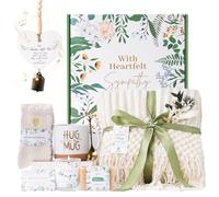 Sympathy Gifts for Loss of Loved One Care Package for Women Sympathy Gift Baskets Bereavement Miscarriage Grief Condolences Gifts for Mother Friend Sorry for Your Loss Basket with Memorial Wind Chimes