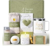 Sympathy Gifts for Loss of Loved One Dad Mom Memorial Bereavement Gift Idea | Grief Condolences Gift Baskets for Loss of Mother Father Husband, Hug In A Box Sorry for Loss Miscarriage Gifts for Mothers