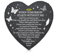 Sympathy Gifts for Loss of Loved One Memorial Garden Stone Those We Love Don't Go Away Memorial Stones for Loved Ones Outside Condolence Bereavement Gifts (When Tomorrow Starts Without Me)