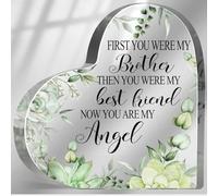 Sympathy Gifts for Loss of Loved One, Memorial Gifts for Loss of Brother, In Memory of Brother Sister Plaque, Bereavement Condolences Grief Gifts, Funeral Remembrance Decor Ornament Sign