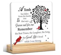 Sympathy Gifts for Loss of Loved One, Memorial Gifts for Loss of Mom, Dad, Sympathy Gift, Bereavement Gifts, In Memory of Loved One Gifts, Funeral Gifts 4 x 4 Inches Acrylic