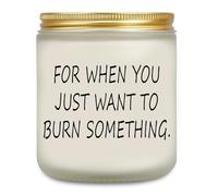 Sympathy Gifts for Women, Funny Handmade Relaxing Candle, Lavender Soy Wax Scented Candle, Relaxation Gifts for Women, Men, Friend, Coworker, Bestie, 3.5oz