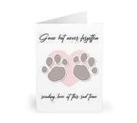 Sympathy Greeting Card for Dog Loss - Comforting Words for Those Mourning a Beloved Pet