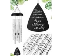 Sympathy Wind Chimes for Outside - Memorial Wind Chimes for Loss of Loved One Prime, Bereavement/Sympathy Gift in Memory of Loved One, Memorial Gifts