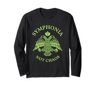 Symphonia Chaos Byzantine Eagle Orthodox Theology Long Sleeve T-Shirt