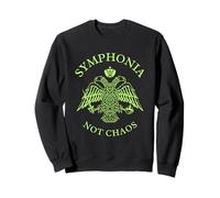 Symphonia Chaos Byzantine Eagle Orthodox Theology Sweatshirt