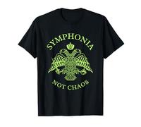 Symphonia Chaos Byzantine Eagle Orthodox Theology T-Shirt