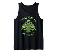 Symphonia Chaos Byzantine Eagle Orthodox Theology Tank Top