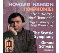 Symphonies 1 & 2 / Elegie by Hanson, Schwarz, Seattle Symphony (1992-12-11)