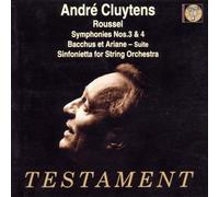 Symphonies 3 And 4, Bacchus Et Ariane (Cluytens)
