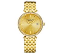 Symphony 3929 Women's Quartz Crystal Studded Watch with Stainless Steel Bracelet STÜHRLING Original Gold One Size