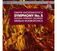 Symphony 5 by Shostakovich, Rostropovich, Nat'l Sym Orchestra (1995-11-07)
