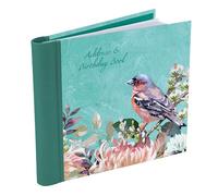 Symphony Address & Birthday Book - Hardback Address Book with Birthday Reminder Sections - Decorative Contact Organiser with Tab Dividers for Home or Office