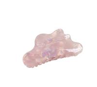 Symphony grab clip imitation acetic acid hair grab cloud shark clip hair accessories woman (pink)