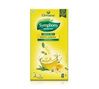 Symphony Green Tea - 25 Tea Bags with Free Honey Inside Pack | Zesty Lemon Flavour | Pure & Natural Detoxifying & Boost Immunity | Premium green tea loose leaf | Increases Metabolism