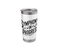 Symphony in Progress Music Composer Compose Song Stainless Steel Insulated Tumbler