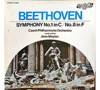 Symphony No. 1 In C / No. 8 In F - Beethoven*, Czech Philharmonic Orchestra*, Jean Meylan LP